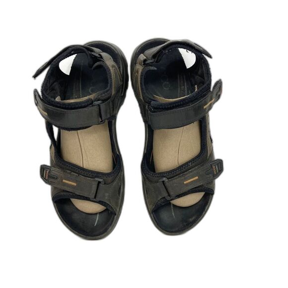 Ecco Yucatan-Men's Sz 43(US 9.5) Brown Leather Sandals-Outdoor/Fishing/Leisure - Picture 4 of 11